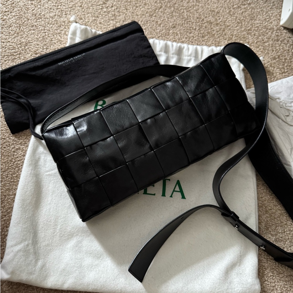 Bottega Veneta Stretch Casette Bag - Black/Noir